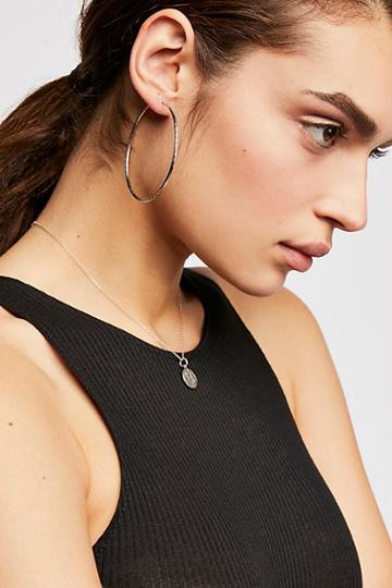 Facet Hoop Earrings By Jules Smith At Free People